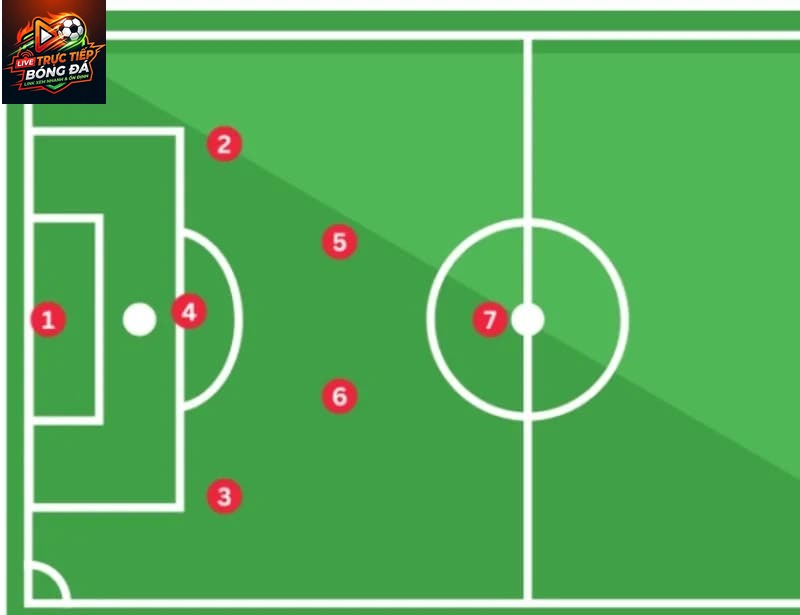 Chiến thuật sân 7 hiệu quả khi giữ kỷ luật vị trí