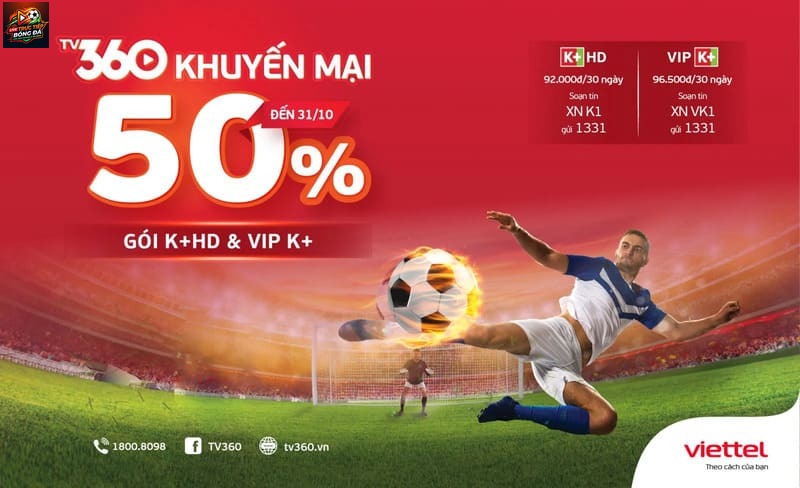 Viettel là ông lớn trong cuộc đua phát sóng bóng đá tại Việt Nam